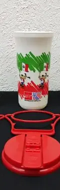 Vasos Coca Cola Mundial Usa 1994 Vintage 3pack De Coleccion Blanco — Coleccionables vintage, años 90s (foto 7)