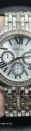 Reloj Bebe Mod. Beb50105ro Plateado Original Usado Plateado Blanco — Decoración vintage (foto 2)