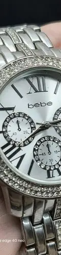 Reloj Bebe Mod. Beb50105ro Plateado Original Usado Plateado Blanco — Decoración vintage (foto 8)