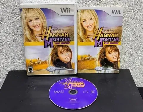 Hanna Montana The Movie Walt Disney Nintendo Wii Original