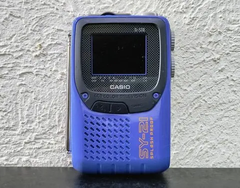Television Lcd Portatil Casio Sy-21 2.3  Splash Proof Vintag