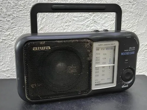 Radio Aiwa Fr-c33 Weather Band Am/fm  Vintage No Funciona Negro — Audio vintage, años 80s