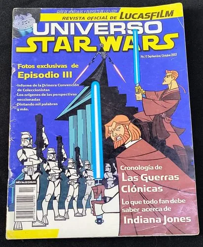 Revista Colección Universo Star Wars #10 Sep/oct 2003 — Coleccionables vintage, años NOW