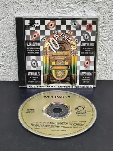 Cd 70's Party Año 1993 Hecho En Canadá Original Estándar