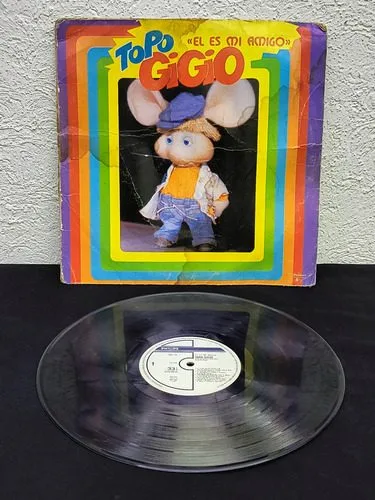 Lp Topo Gigio - El Es Mi Amigo Disco De Vinilo 1986 Original — Audio vintage, años 80s
