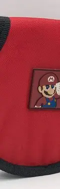 Super Mario Bros Estuche Con Cierre Para Discos Cd Dvd Rojo — Gaming vintage, años NOW