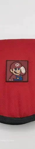 Super Mario Bros Estuche Con Cierre Para Discos Cd Dvd Rojo — Gaming vintage, años NOW (foto 2)