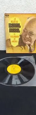 Disco Acetato Lo Mejor De Manuel Bernal El Declamador 3-pack Edición Limitada — Audio vintage, años 60s