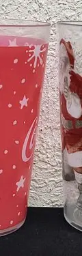 Lote Navideño Coca Cola Vaso Santa Claus Cartón Pelota 6pack — Coleccionables vintage, años 90s (foto 5)