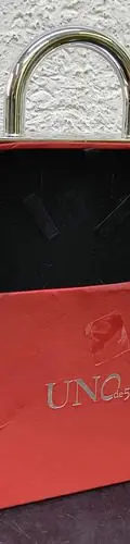 Caja/estuche Para Joyería Marca Uno De 50 Usado Original Rojo — Coleccionables vintage (foto 4)