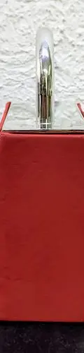 Caja/estuche Para Joyería Marca Uno De 50 Usado Original Rojo — Coleccionables vintage (foto 8)