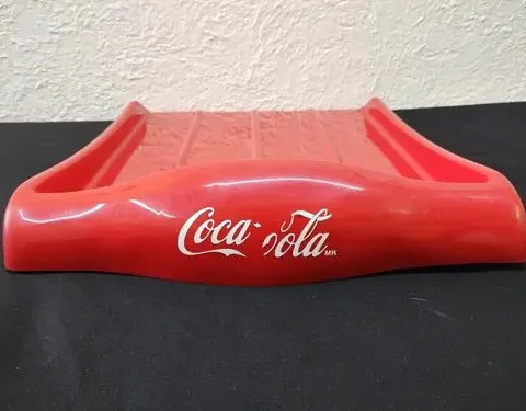 Charola Exhibidora Coca Cola Tradicional Roja Con Detalle