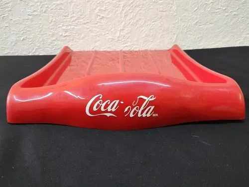 Charola Exhibidora Coca Cola Tradicional Roja Con Detalle — Decoración vintage