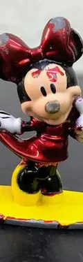 Figura Metálica Minnie Mouse Disney 4cm Original — Coleccionables vintage (foto 2)
