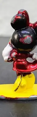 Figura Metálica Minnie Mouse Disney 4cm Original — Coleccionables vintage (foto 4)