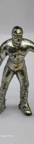 Figura Muñeco Vintage Luchador De Plástico Antiguo México — Coleccionables vintage (foto 3)