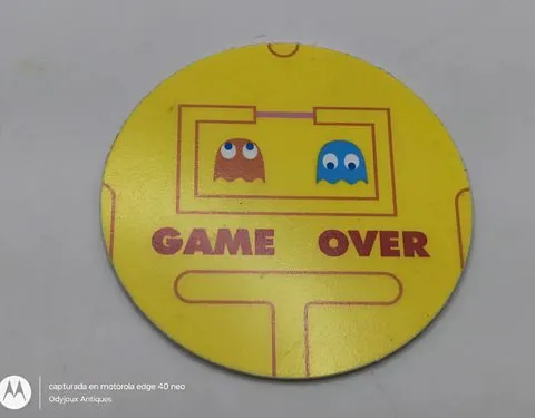 Tazo Pacman #66/100 Game Over 2020 Sabritas Retro Original