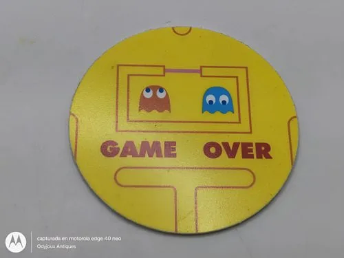 Tazo Pacman #66/100 Game Over 2020 Sabritas Retro Original — Coleccionables vintage, años NOW