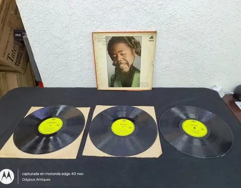 Disco Vinilo Barry White Grandes Éxitos 3pack Gamma 1976 Mex Edición Limitada