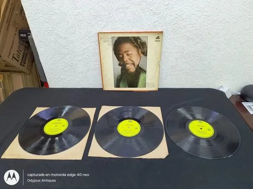 Disco Vinilo Barry White Grandes Éxitos 3pack Gamma 1976 Mex Edición Limitada — Audio vintage, años 70s