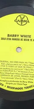Disco Vinilo Barry White Grandes Éxitos 3pack Gamma 1976 Mex Edición Limitada — Audio vintage, años 70s (foto 9)