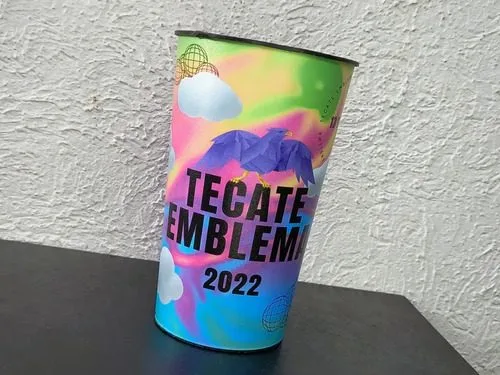 Vaso Promocional Concierto Tecate Emblema 2022 Mayo Colores  Colores — Coleccionables vintage, años NOW
