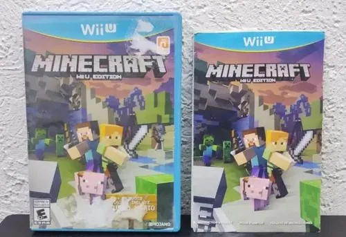 Minecraft Wii U Edition Nintendo Solo Caja Usado Original — Gaming vintage, años NOW
