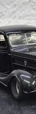 Camioneta Ford Pick Up 1937 Escala 1/34 Vintage Mod.ss5607 Negro — Decoración vintage, años NOW