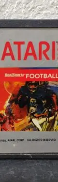 Real Sports Football Atari 2600 Año 1988 Original — Gaming vintage, años 80s