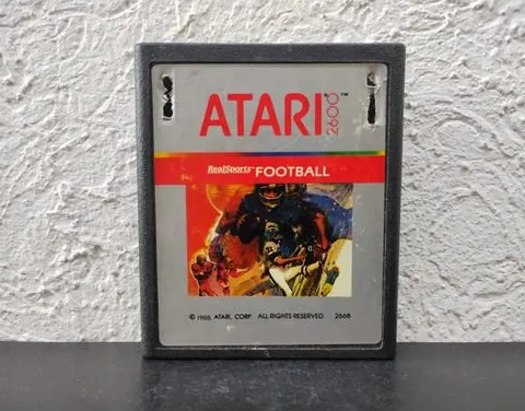 Real Sports Football Atari 2600 Año 1988 Original