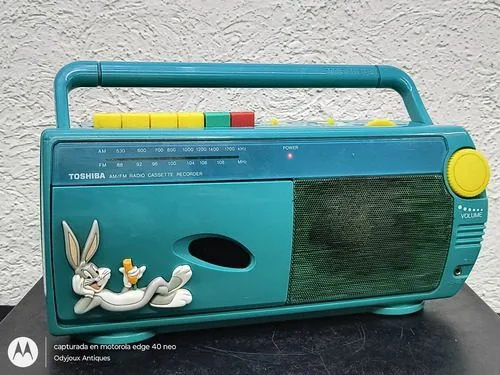Radiograbadora Recorder Retro Bugs Bunny Lt-400 Toshiba 90's — Audio vintage, años 90s