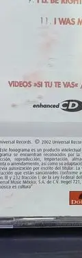 Cd Paulina Rubio - Border Girl Universal Records 2002 México Estándar — Audio vintage, años NOW (foto 4)