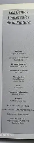 Tiziano Los Genios Universales De La Pintura Rayuela 1992 — Decoración vintage, años 90s (foto 6)