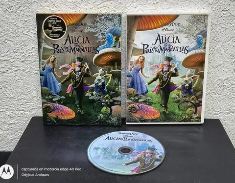 Dvd Alicia En El País De Las Maravillas Tim Burton 2010