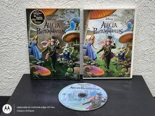 Dvd Alicia En El País De Las Maravillas Tim Burton 2010 — Video vintage, años NOW