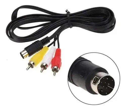 Cable Av Audio Y Video Para Sega Génesis Ii Y Iii 9 Pines — Gaming vintage, años 90s