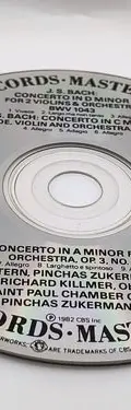 Cd J.s. Batch Concerto In D Minor For 2 Violins & Orchestra — Audio vintage, años 80s (foto 3)