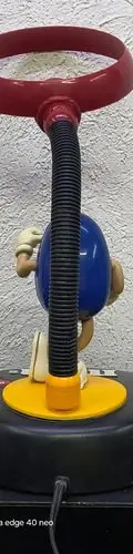 Lámpara De Mesa Figura M&m's Azul Retro De Colección Usa Azul — Decoración vintage, años 90s (foto 5)