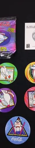 Tazos Coca Cola 5-pack Sobre Abierto Retro 1995 Original #2 — Coleccionables vintage, años 90s