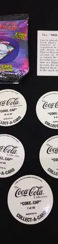 Tazos Coca Cola 5-pack Sobre Abierto Retro 1995 Original #2 — Coleccionables vintage, años 90s (foto 2)