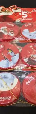 Colección Colguijes Fichas Coca Cola Navidad 6pz Sellado — Coleccionables vintage, años NOW (foto 6)