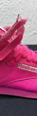 Reebok Freestyle Hi Rainbow 30th Aniversary 24mx 2010 Usado  Fucsia Liso 24 — Coleccionables vintage, años NOW (foto 3)