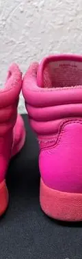 Reebok Freestyle Hi Rainbow 30th Aniversary 24mx 2010 Usado  Fucsia Liso 24 — Coleccionables vintage, años NOW (foto 9)