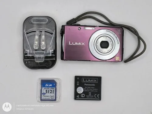 Camara Digital Panasonic Lumix Dmc-fh5 16mpx Leica 28mm Wide Violeta — Tech vintage, años NOW