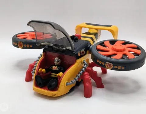 Juguete Helicóptero Imaginext Vespa Fisher Price Mattel 2011 Juguete Helicóptero Imaginext Vespa Fisher Price Mattel 2011 Amarillo