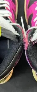 Nike Grade-school Dunk High Black/white-desert Pink Vintage  Fucsia Geométrico 23.5 — Coleccionables vintage, años NOW (foto 7)