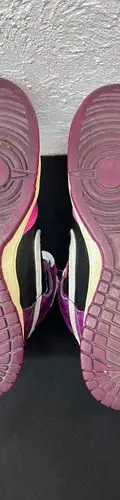 Nike Grade-school Dunk High Black/white-desert Pink Vintage  Fucsia Geométrico 23.5 — Coleccionables vintage, años NOW (foto 10)