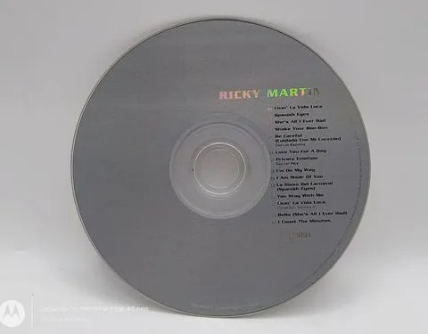 Cd Ricky Martin - Homónimo 1999 Columbia Solo Disco Original Estándar