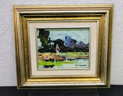Cuadro Impresionista Enrique Mondragón Óleo 20x25cm