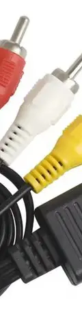 Cable Av Audio Y Video Rca Genérico Para Snes N64 Game Cube — Gaming vintage, años 90s (foto 2)